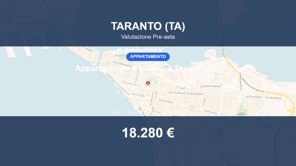 appartamento in vendita a Taranto in zona Borgo