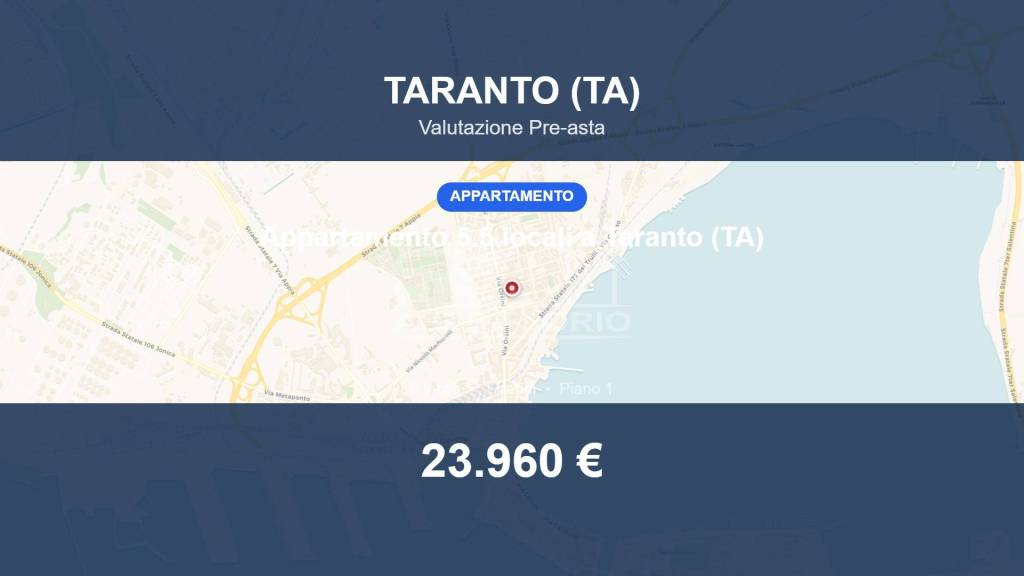 appartamento in vendita a Taranto in zona Tamburi-Croce