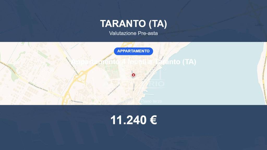 appartamento in vendita a Taranto in zona Tamburi-Croce