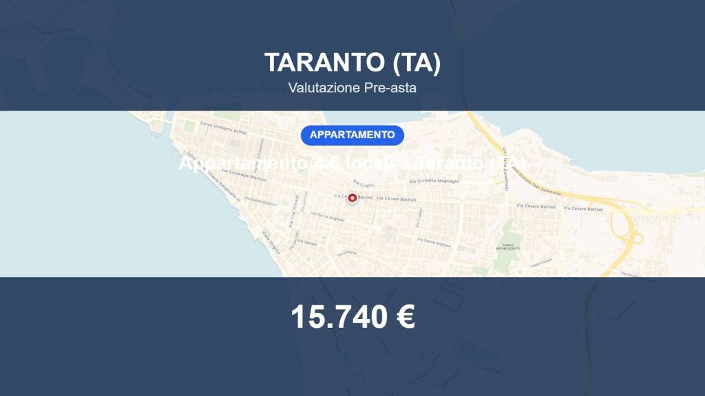 appartamento in vendita a Taranto in zona Tre Carrare-Battisti