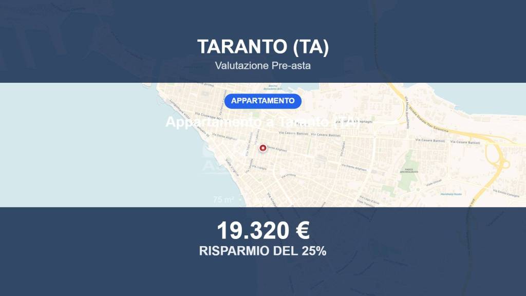 appartamento in vendita a Taranto in zona Tre Carrare-Battisti