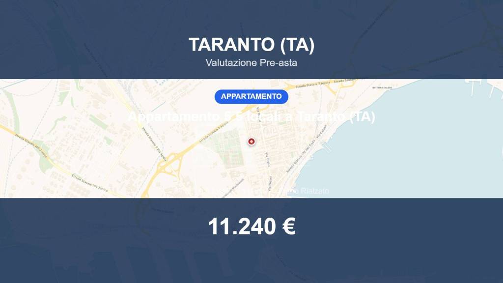 appartamento in vendita a Taranto in zona Tamburi-Croce