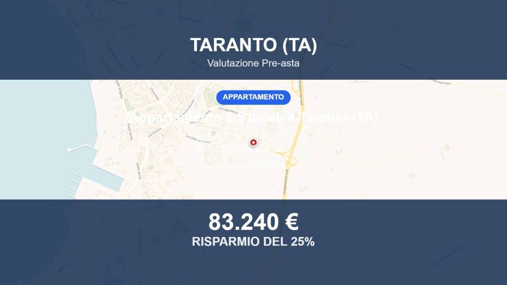 appartamento in vendita a Taranto in zona Solito-Corvisea