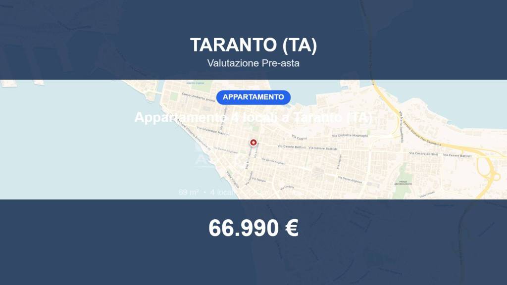 appartamento in vendita a Taranto in zona Borgo