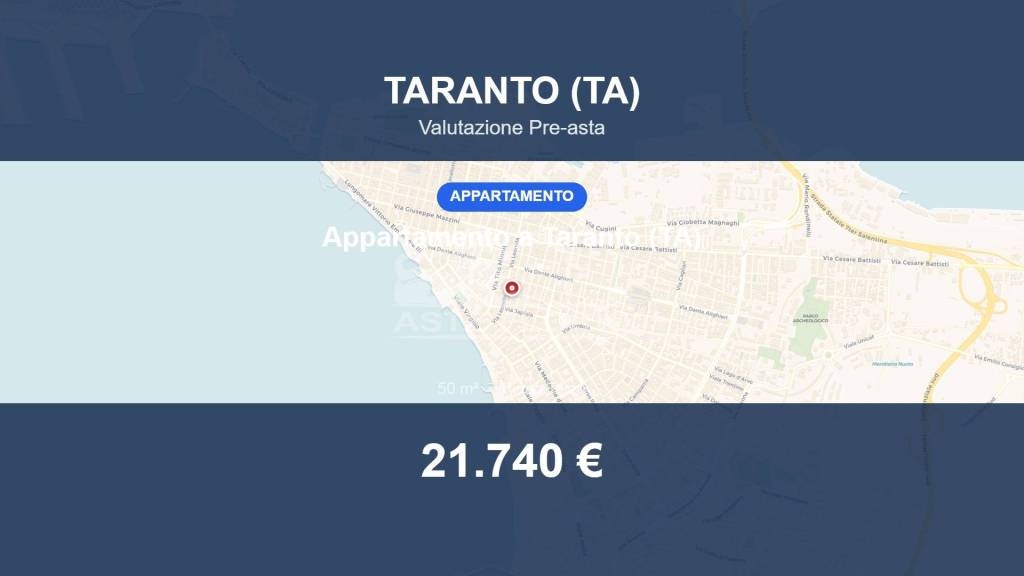 appartamento in vendita a Taranto in zona Borgo