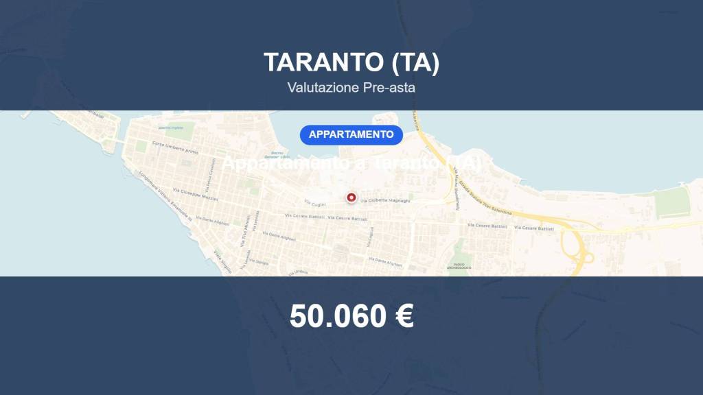 appartamento in vendita a Taranto in zona Borgo