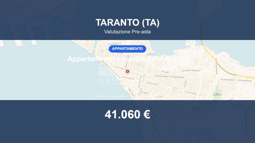 appartamento in vendita a Taranto in zona Borgo