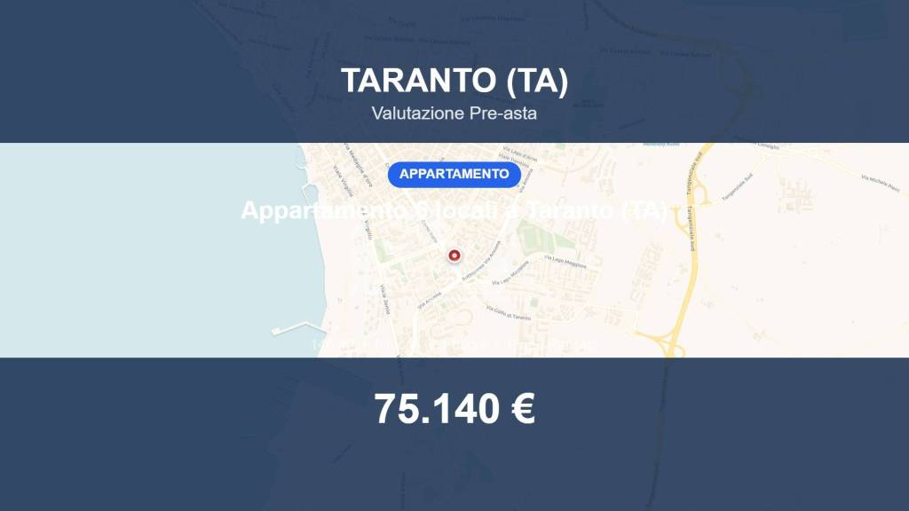 appartamento in vendita a Taranto in zona Italia-Montegranaro