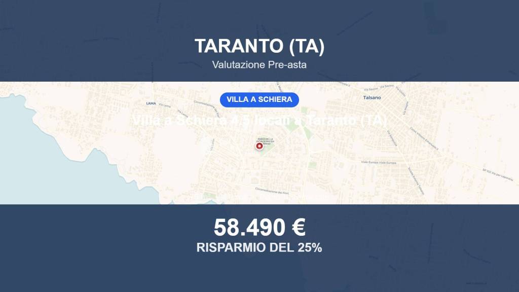 casa indipendente in vendita a Taranto in zona Lama