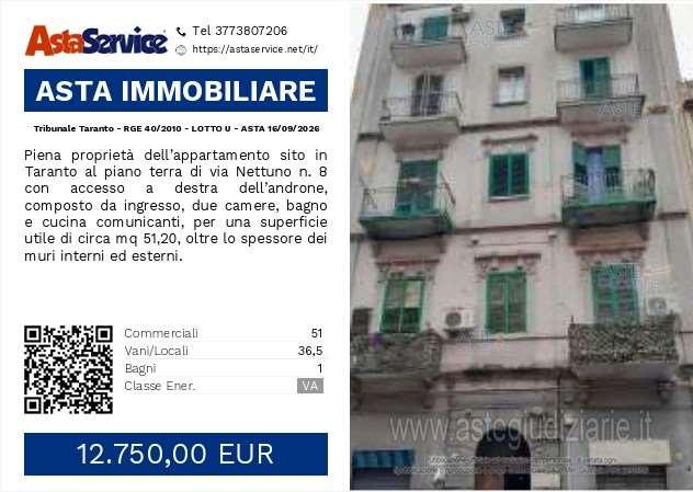 appartamento in vendita a Taranto