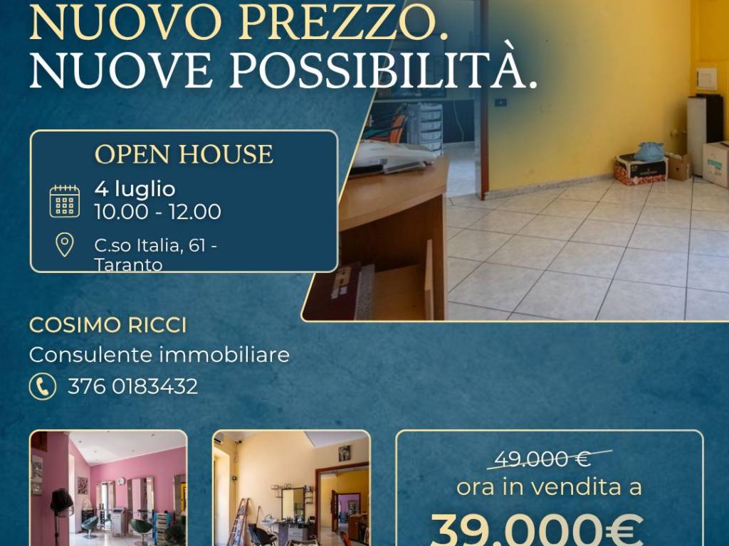 negozio in vendita a Taranto in zona Italia-Montegranaro