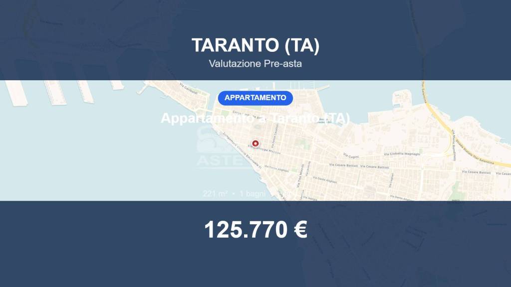 appartamento in vendita a Taranto in zona Borgo