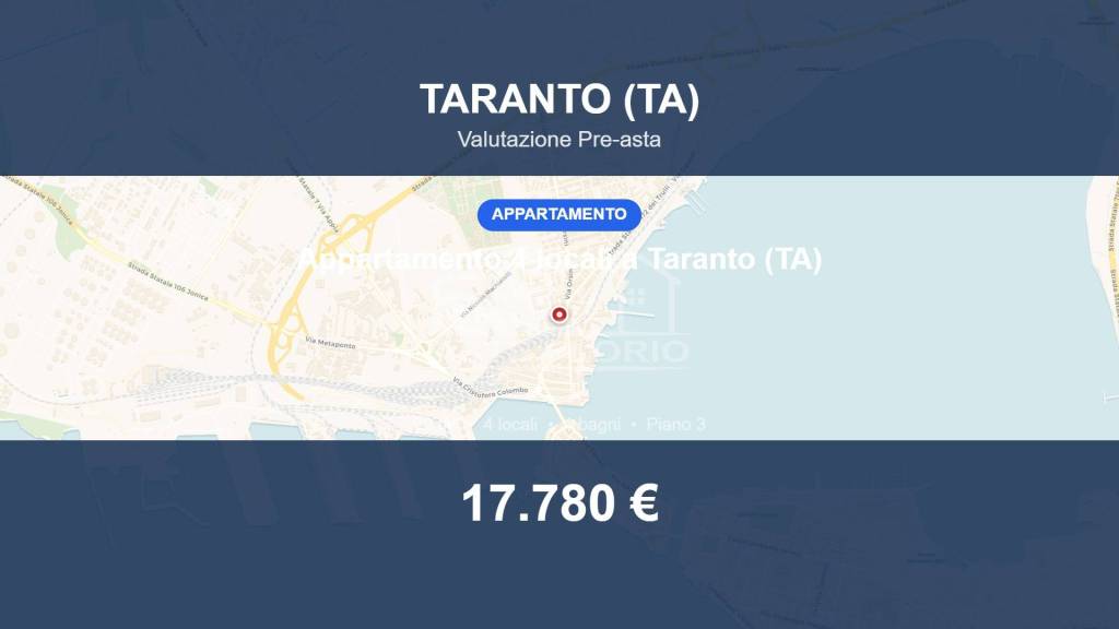 appartamento in vendita a Taranto in zona Tamburi-Croce