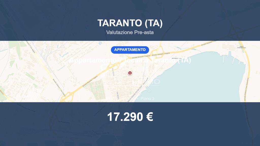 appartamento in vendita a Taranto in zona Tamburi-Croce