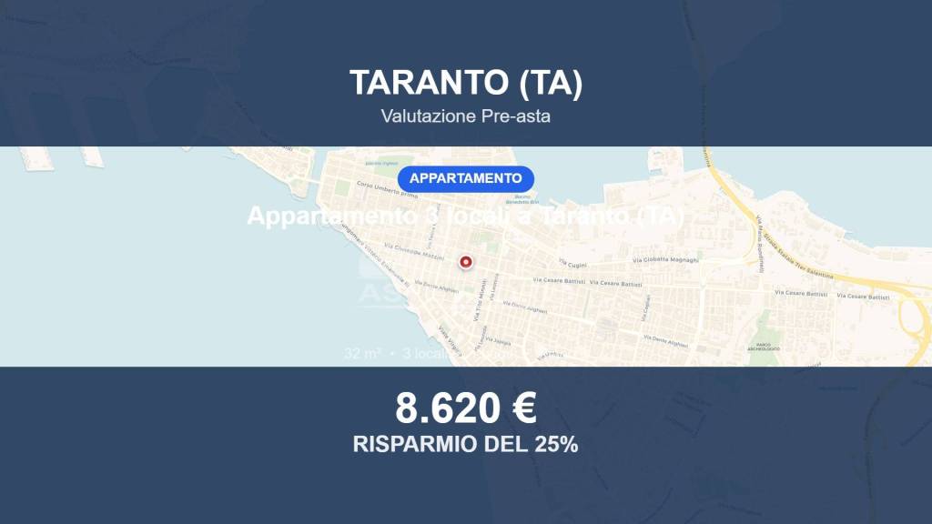 appartamento in vendita a Taranto in zona Borgo