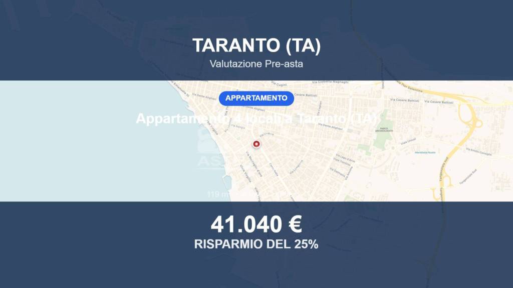 appartamento in vendita a Taranto in zona Italia-Montegranaro
