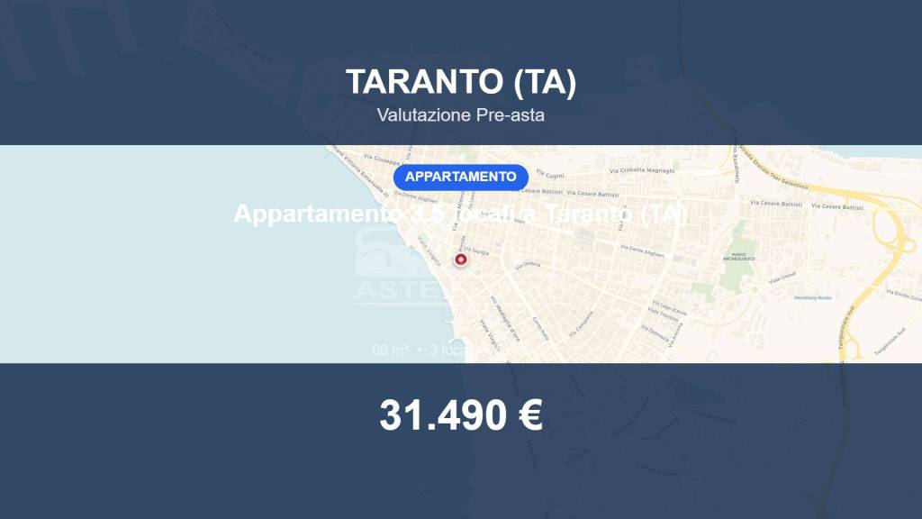 appartamento in vendita a Taranto in zona Borgo