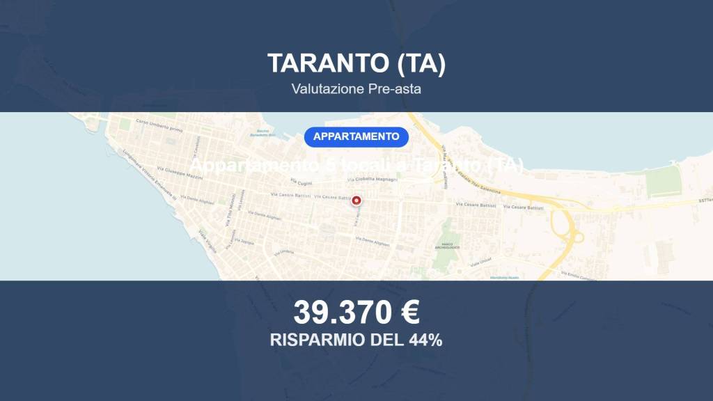appartamento in vendita a Taranto in zona Tre Carrare-Battisti
