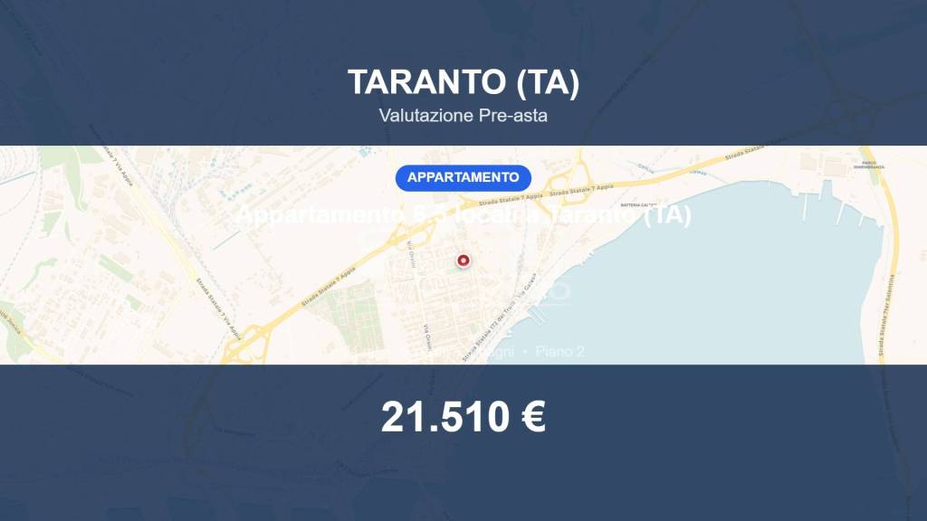appartamento in vendita a Taranto in zona Tamburi-Croce