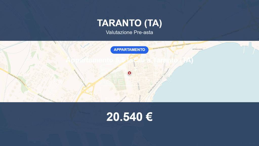 appartamento in vendita a Taranto in zona Tamburi-Croce