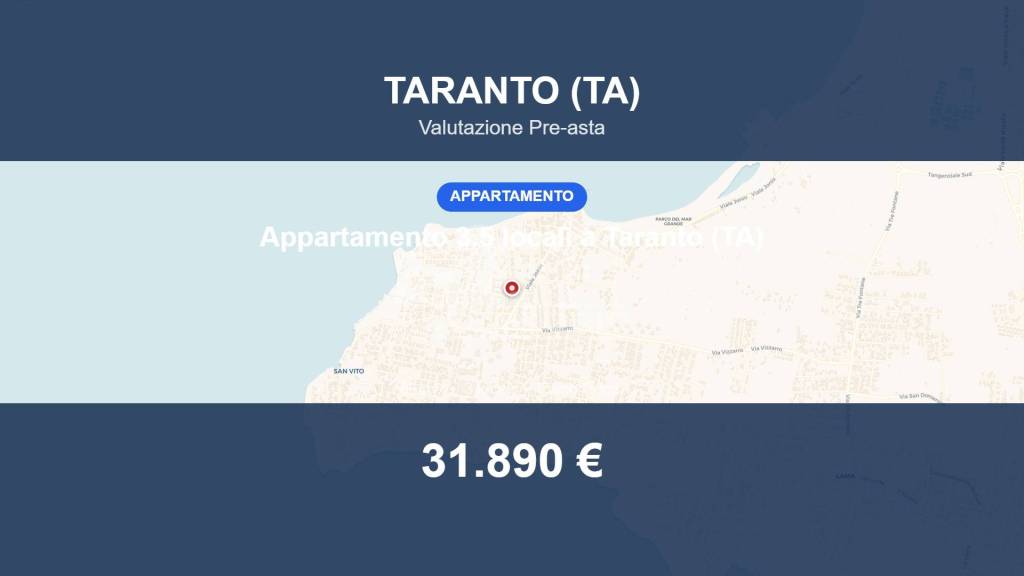 appartamento in vendita a Taranto in zona San Vito