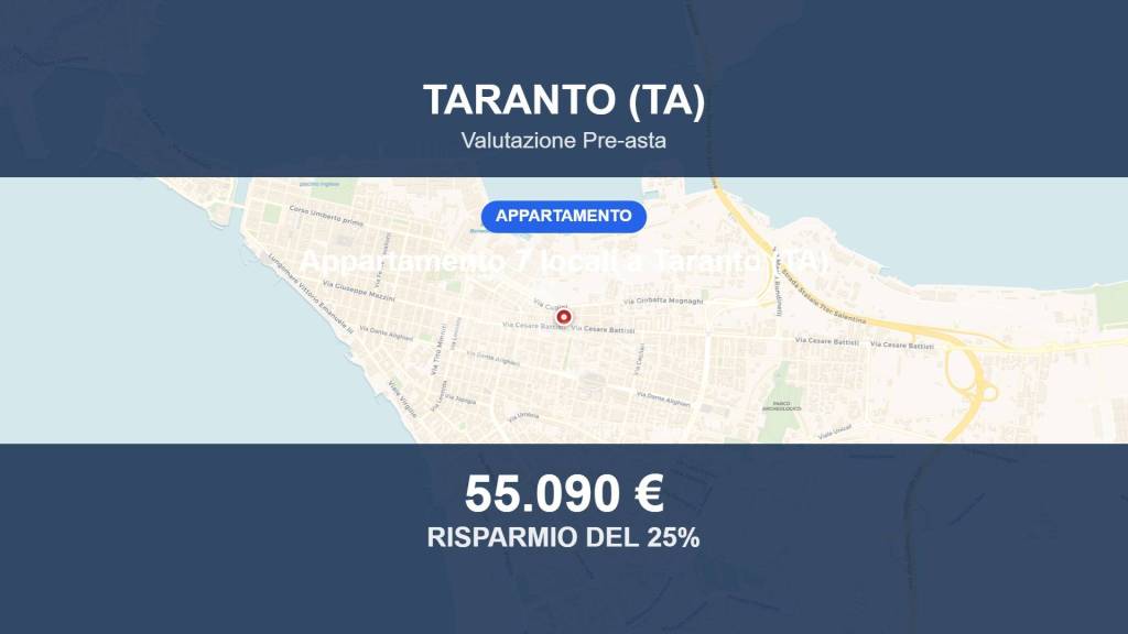 appartamento in vendita a Taranto in zona Tre Carrare-Battisti