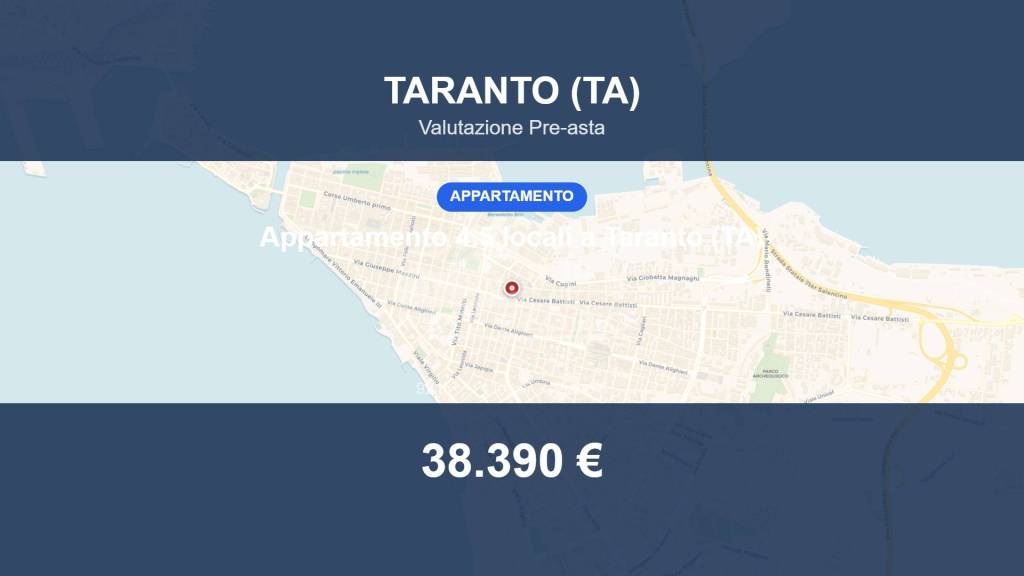 appartamento in vendita a Taranto in zona Borgo