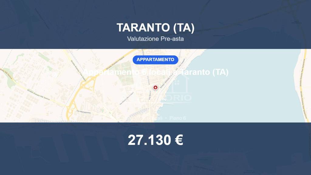 appartamento in vendita a Taranto in zona Tamburi-Croce