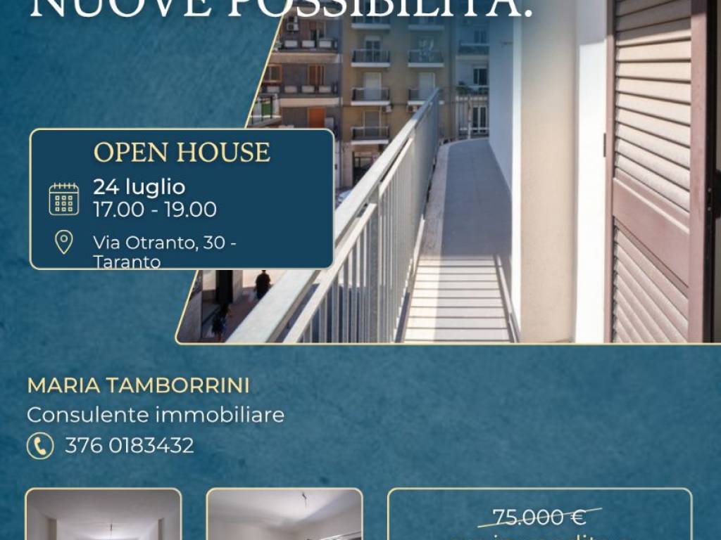 appartamento in vendita a Taranto in zona Tre Carrare-Battisti