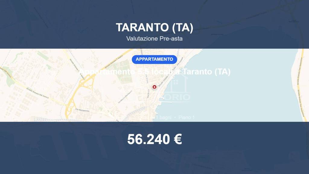 appartamento in vendita a Taranto in zona Tamburi-Croce