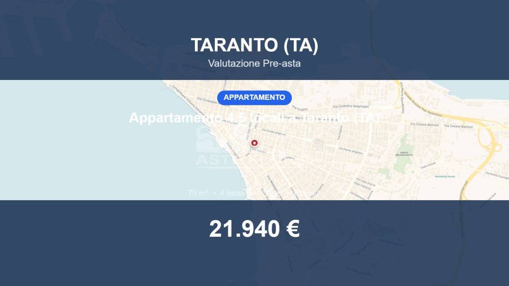 appartamento in vendita a Taranto in zona Borgo
