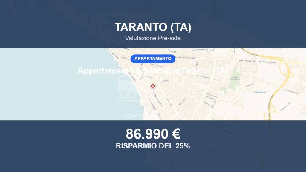 appartamento in vendita a Taranto in zona Italia-Montegranaro