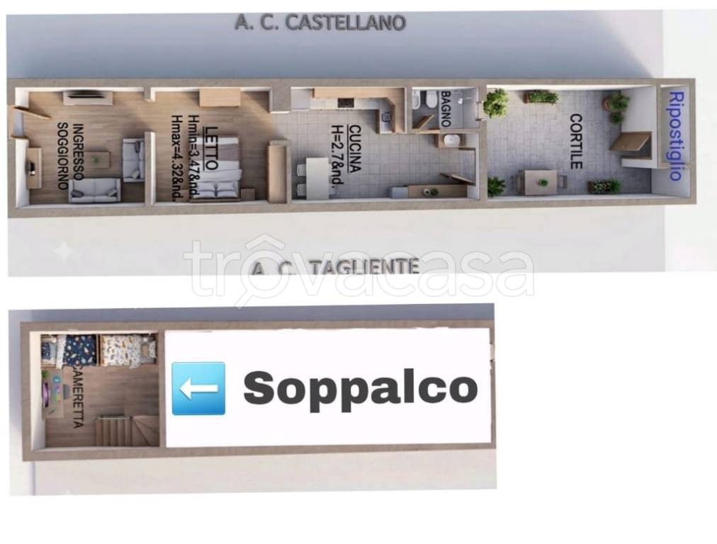 appartamento in vendita a Taranto in zona Talsano