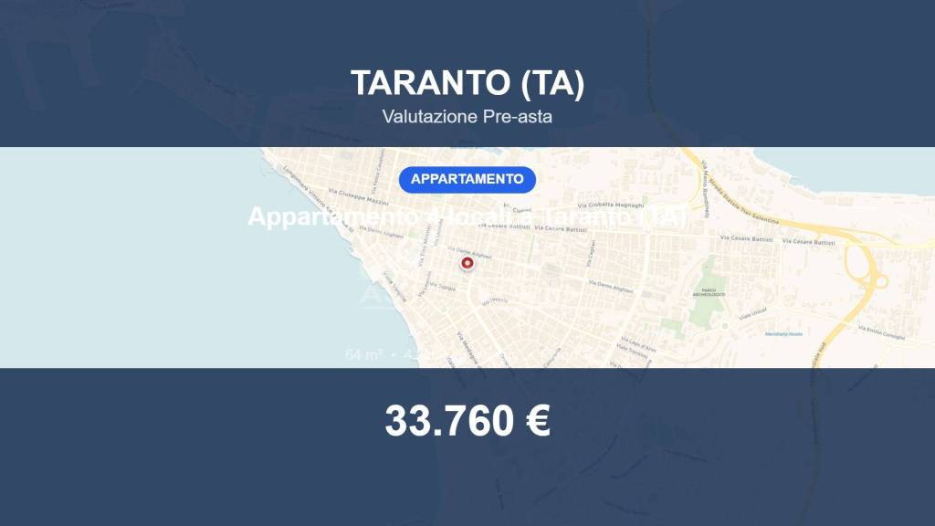 appartamento in vendita a Taranto in zona Tre Carrare-Battisti