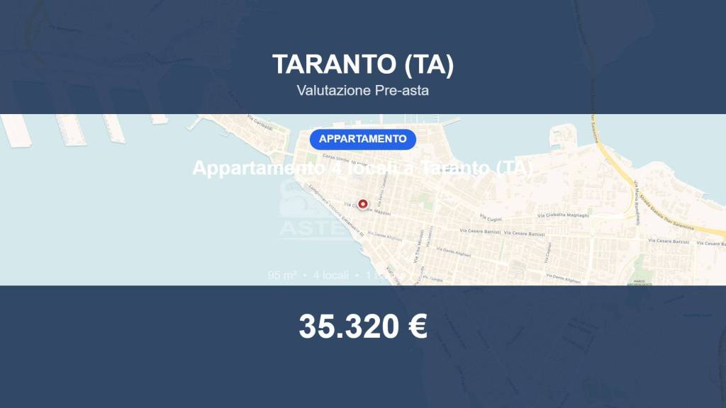 appartamento in vendita a Taranto in zona Borgo