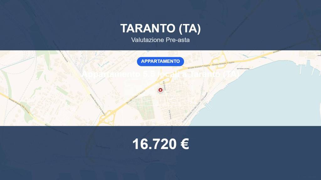 appartamento in vendita a Taranto in zona Tamburi-Croce