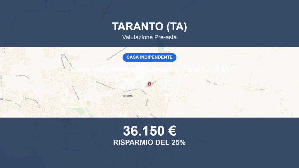 casa indipendente in vendita a Taranto in zona Talsano