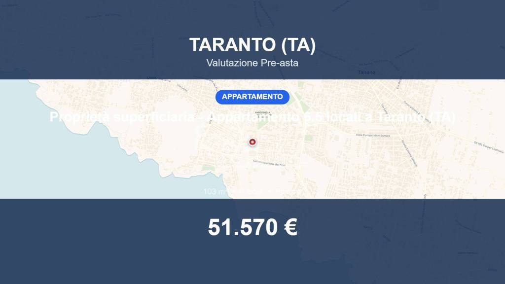 appartamento in vendita a Taranto in zona Talsano