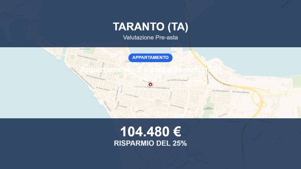 appartamento in vendita a Taranto in zona Tre Carrare-Battisti