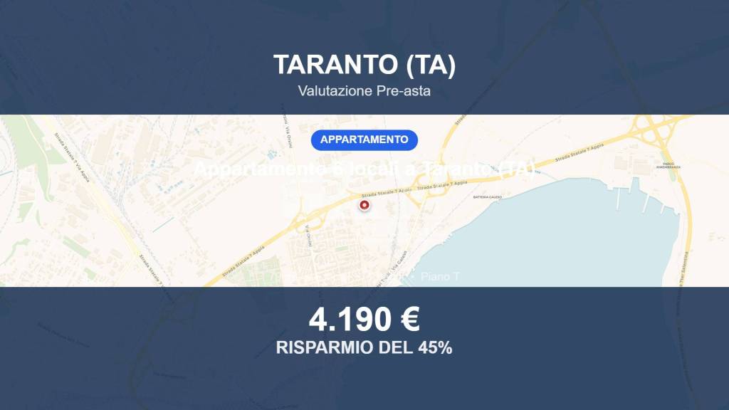appartamento in vendita a Taranto in zona Tamburi-Croce