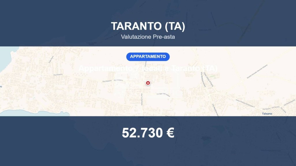 appartamento in vendita a Taranto in zona Carelli