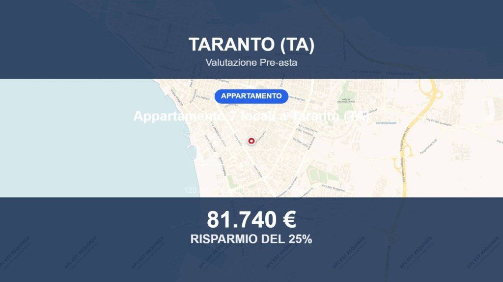 appartamento in vendita a Taranto in zona Italia-Montegranaro