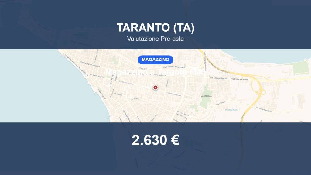 locale commerciale in vendita a Taranto