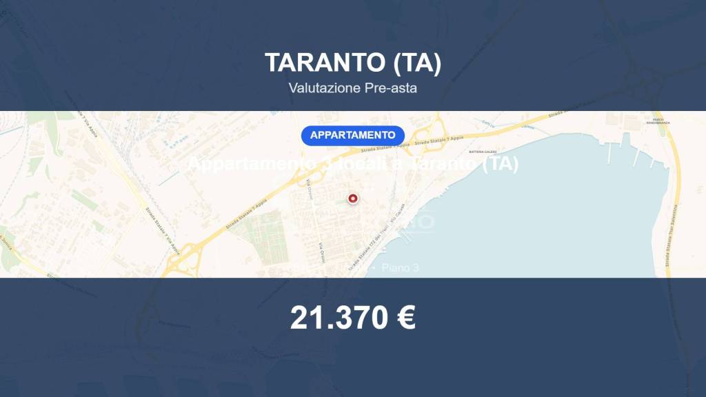 appartamento in vendita a Taranto in zona Tamburi-Croce