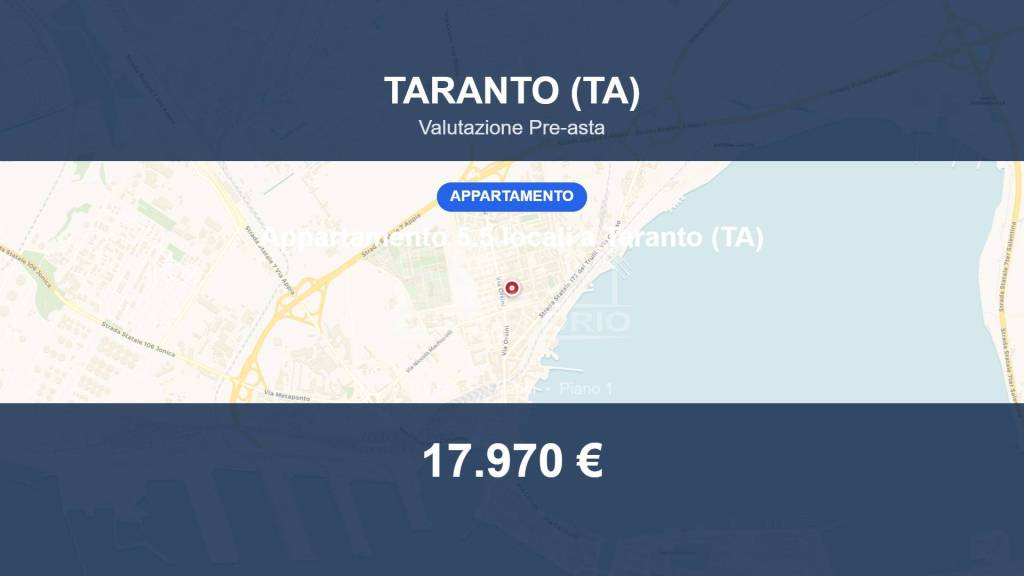 appartamento in vendita a Taranto in zona Tamburi-Croce