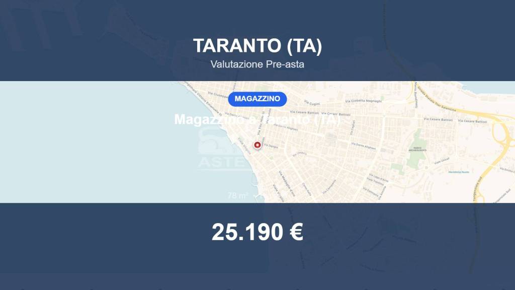locale commerciale in vendita a Taranto in zona Borgo