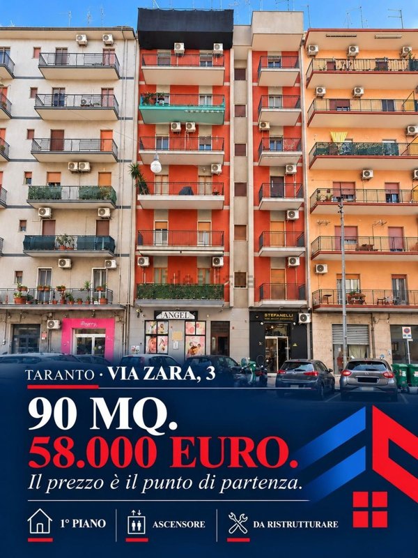 appartamento in vendita a Taranto in zona Tre Carrare-Battisti