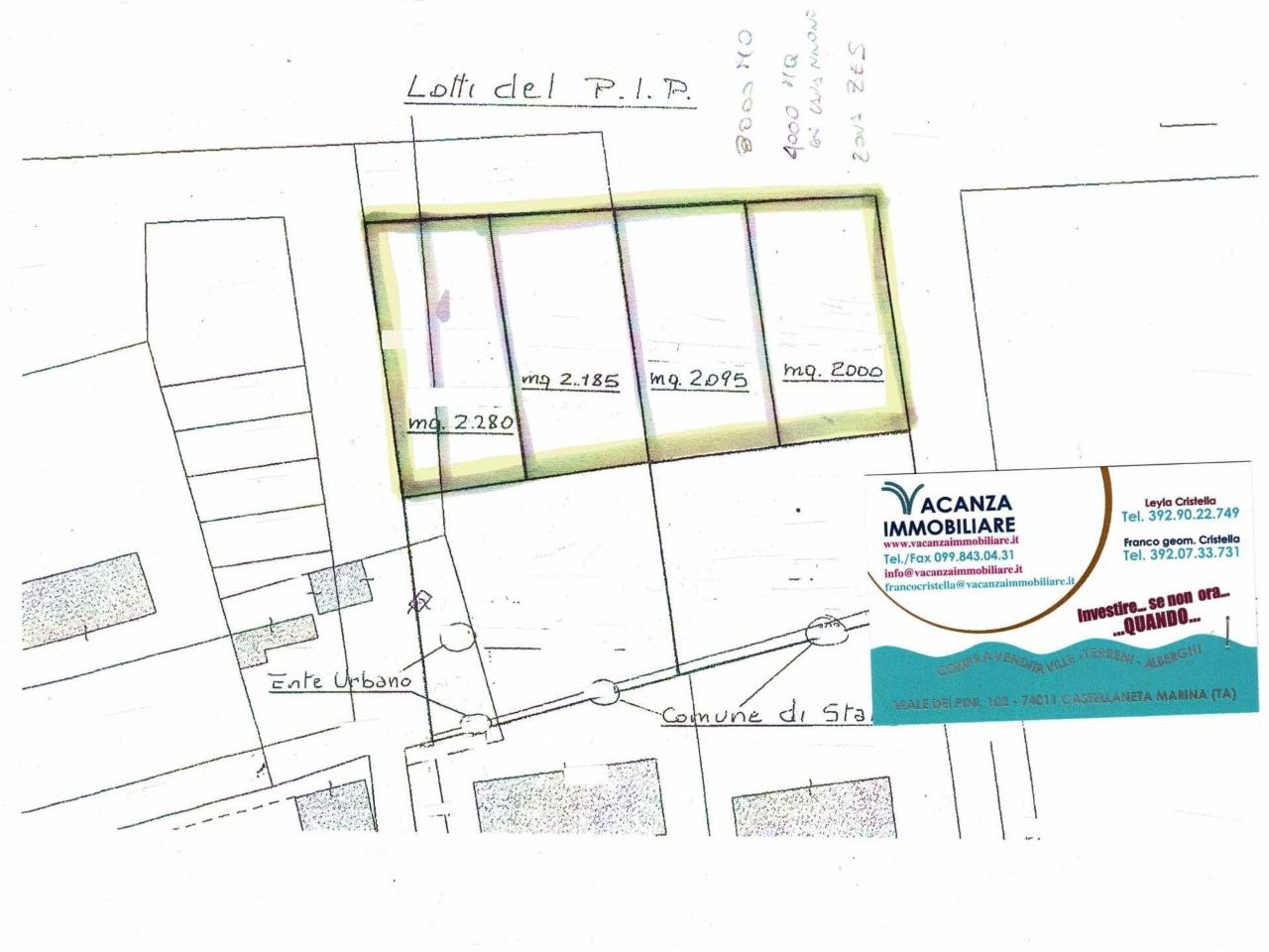 terreno edificabile in vendita a Statte
