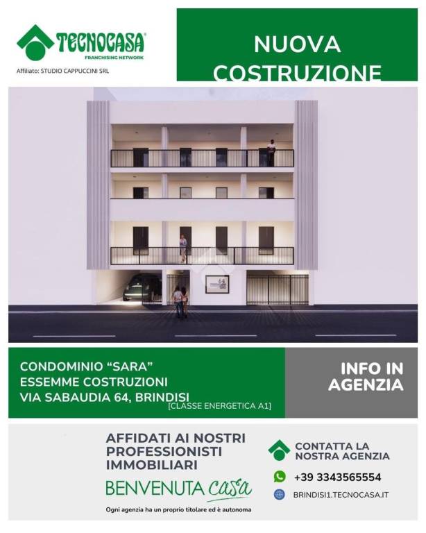 appartamento in vendita a Brindisi in zona Cappuccini