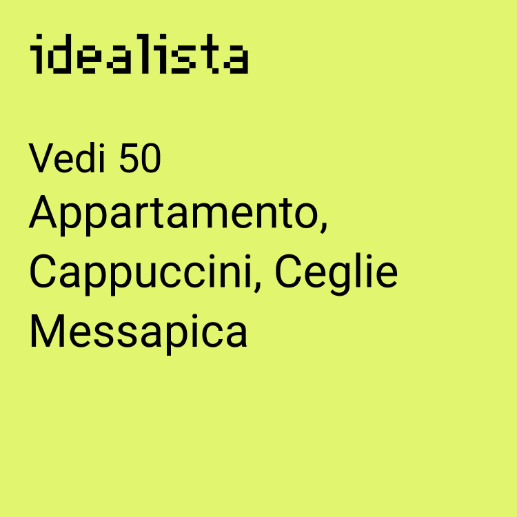 appartamento in vendita a Ceglie Messapica